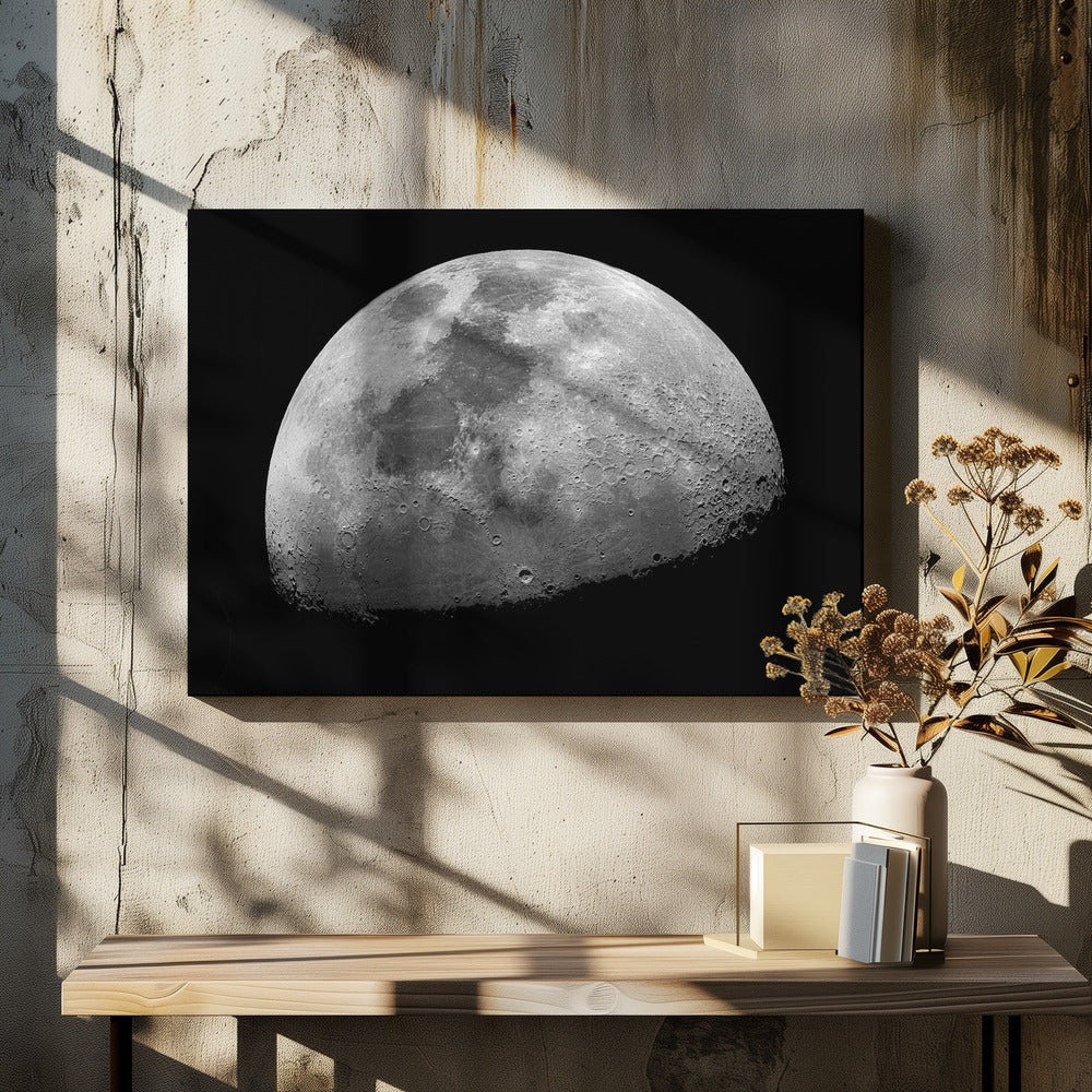 Oh, mira la luna, está brillando allí arriba | Impresiones en Lienzo