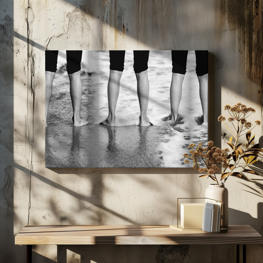 Pies mojados. Impresiones en Lienzo