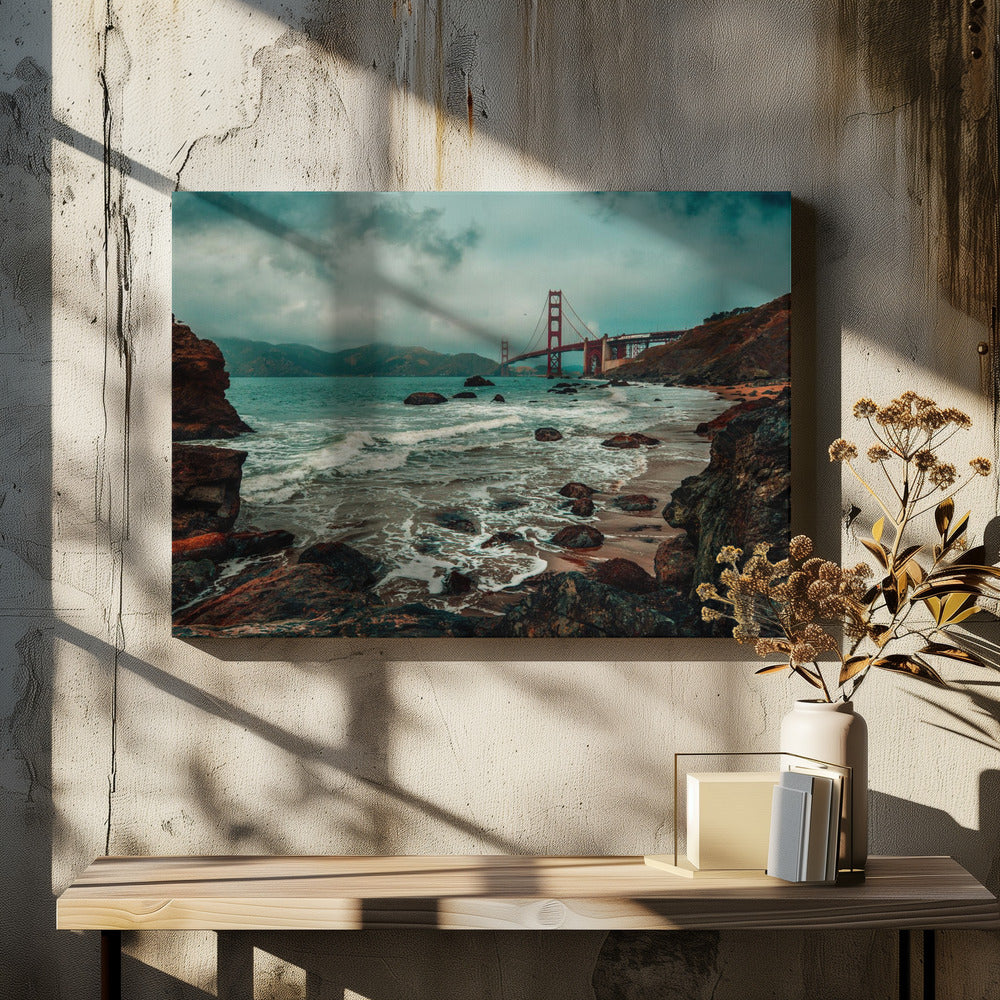 most golden gate 1 | Wydruki na łótnie