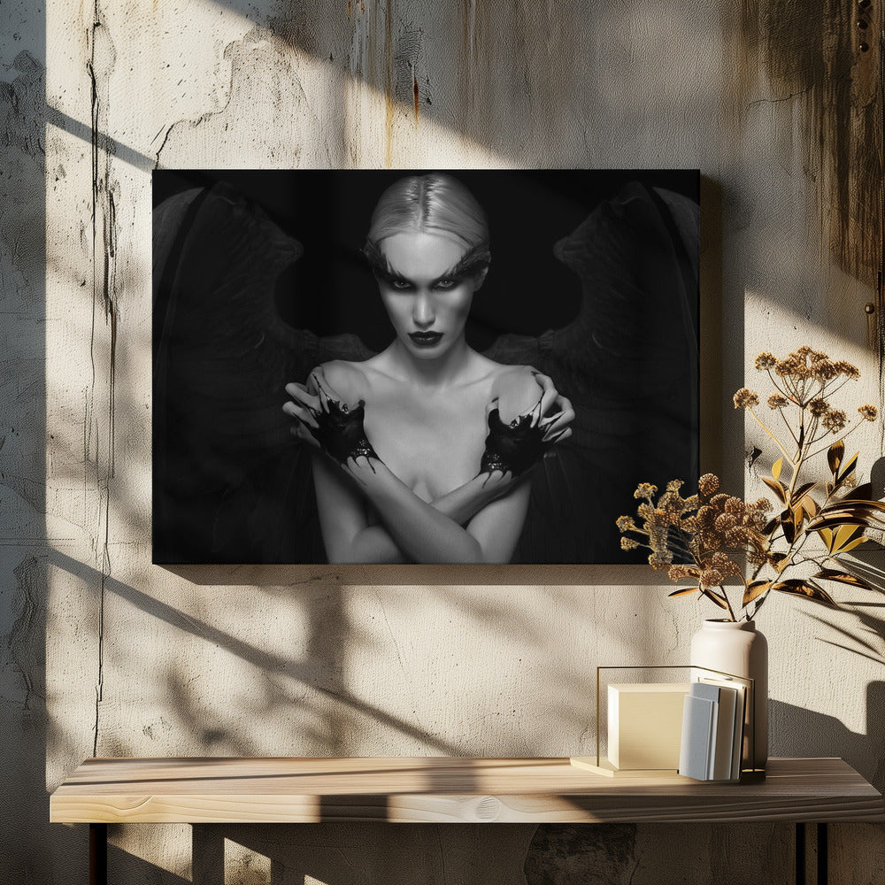 Ángel oscuro | Impresiones en Lienzo