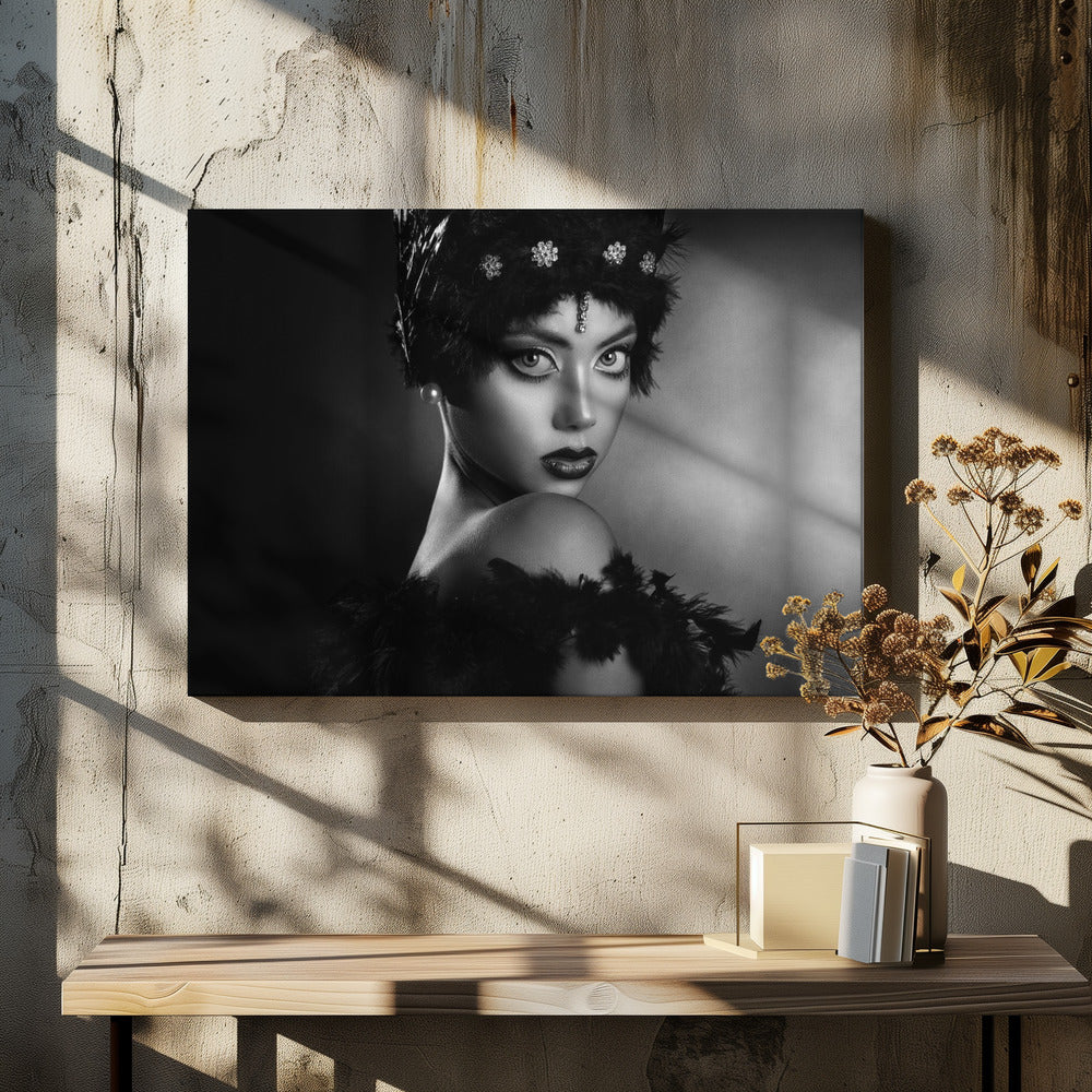 Anita mustassa | Canvastaulut