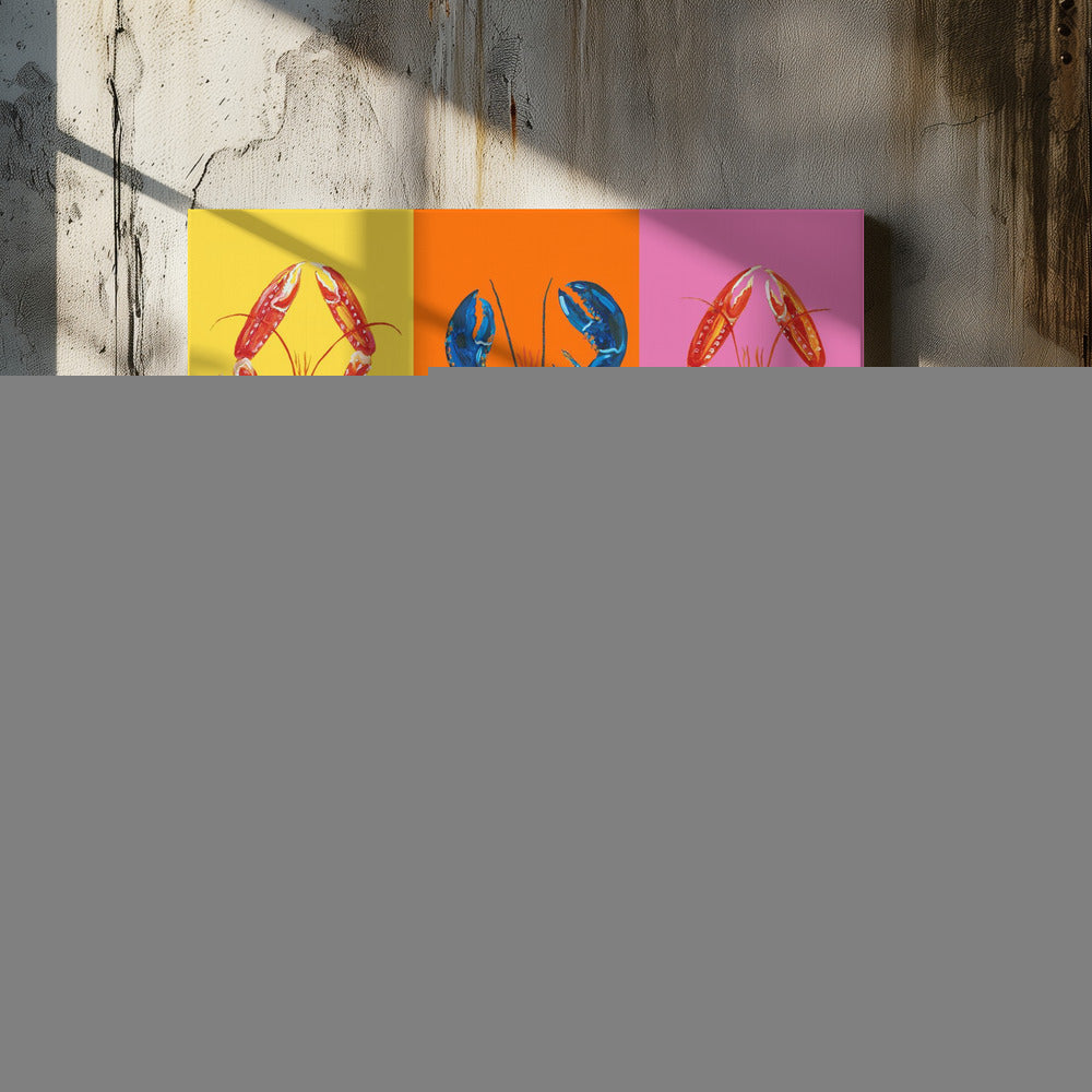 Lobster Langoustines Pop Art 3 | Canvas
