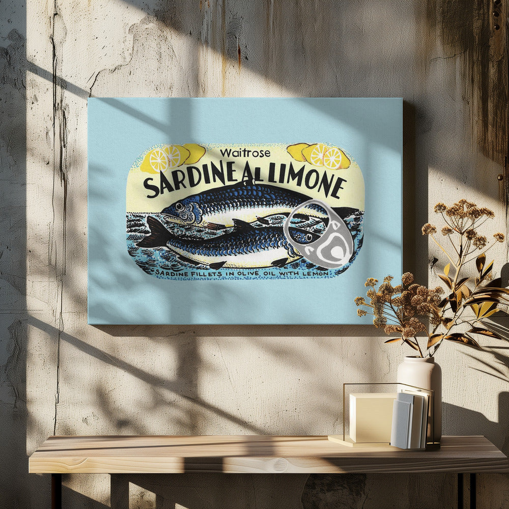 Sardiinit sitruunalla | Canvastaulut