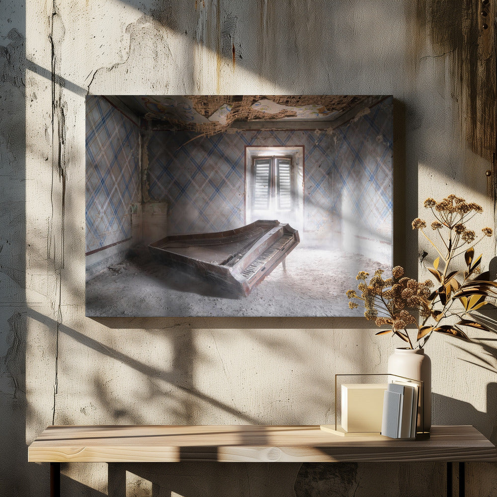 Ødelagt klaver | Lærredsbilleder