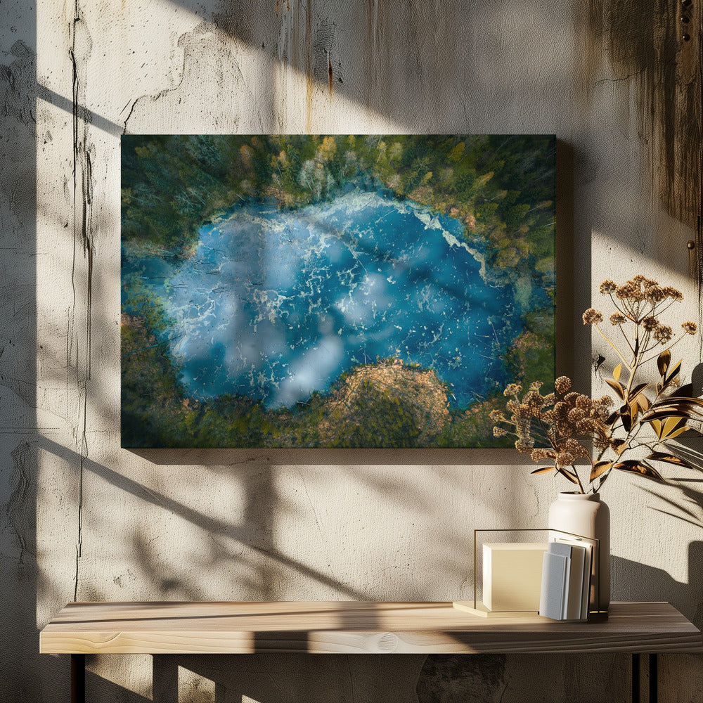 Chmury w lustrze | Wydruki na łótnie