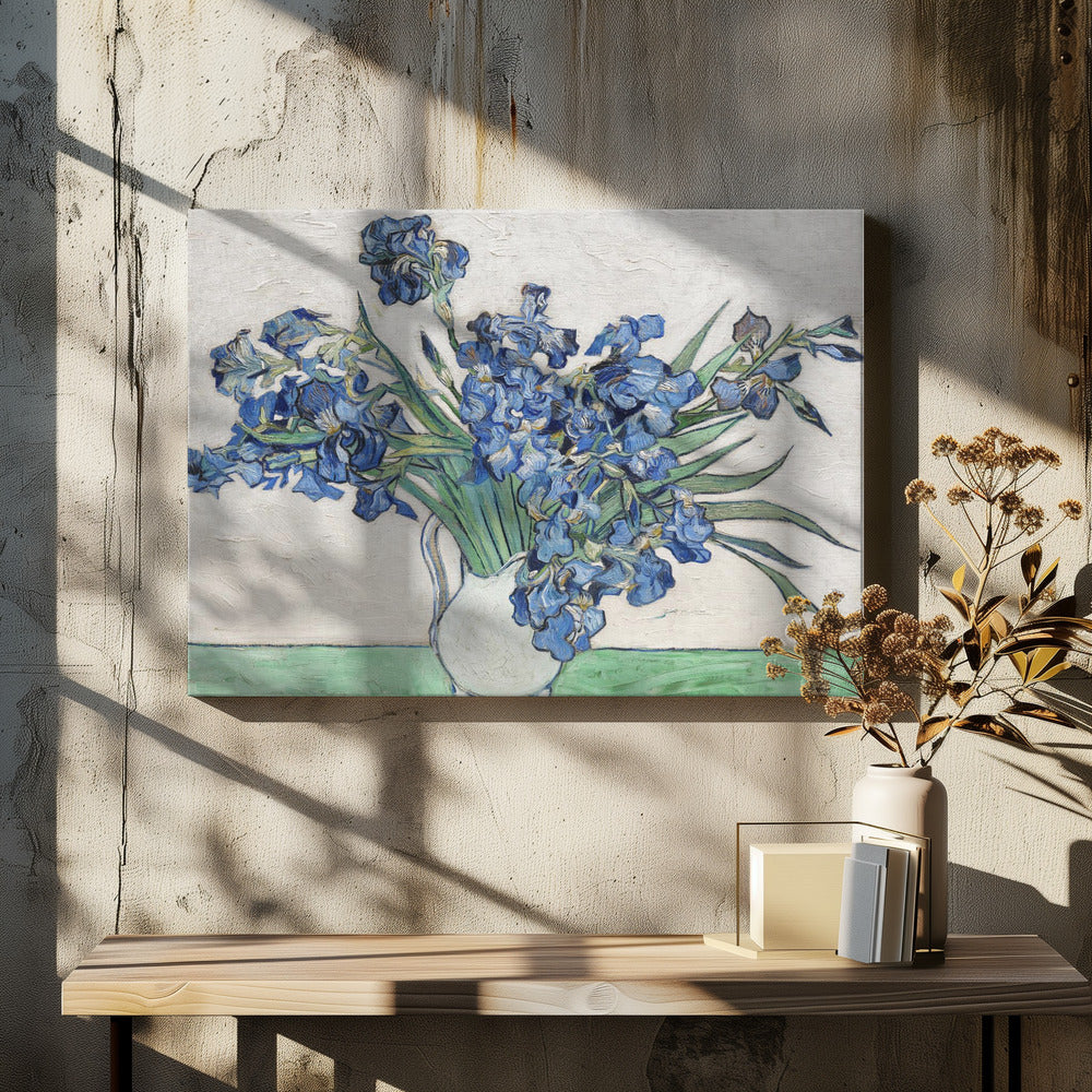 Schwertlilien von Vincent Van Gogh (1890). | Leinwand-Bilder