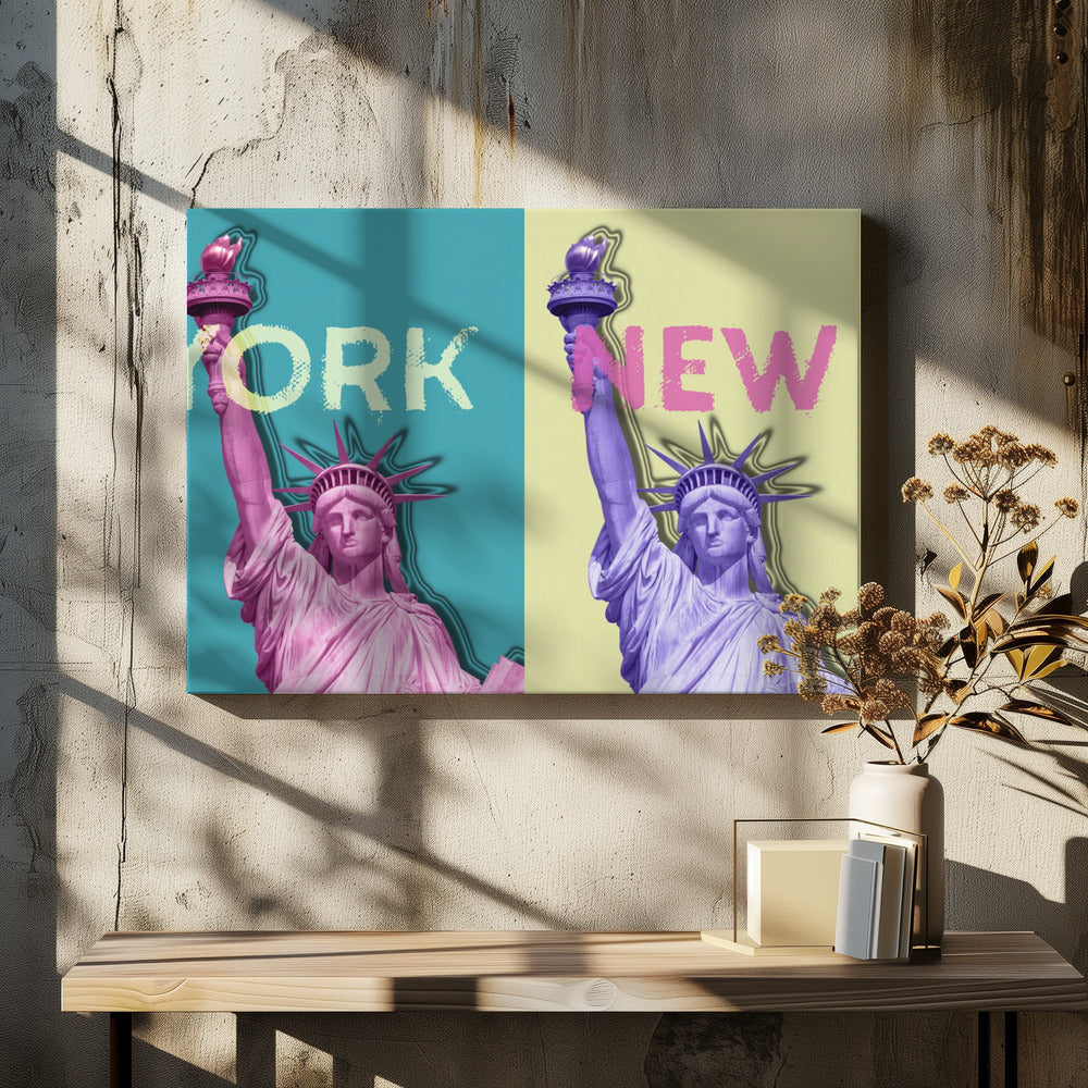 POP ART Statue of Liberty III | Canvas