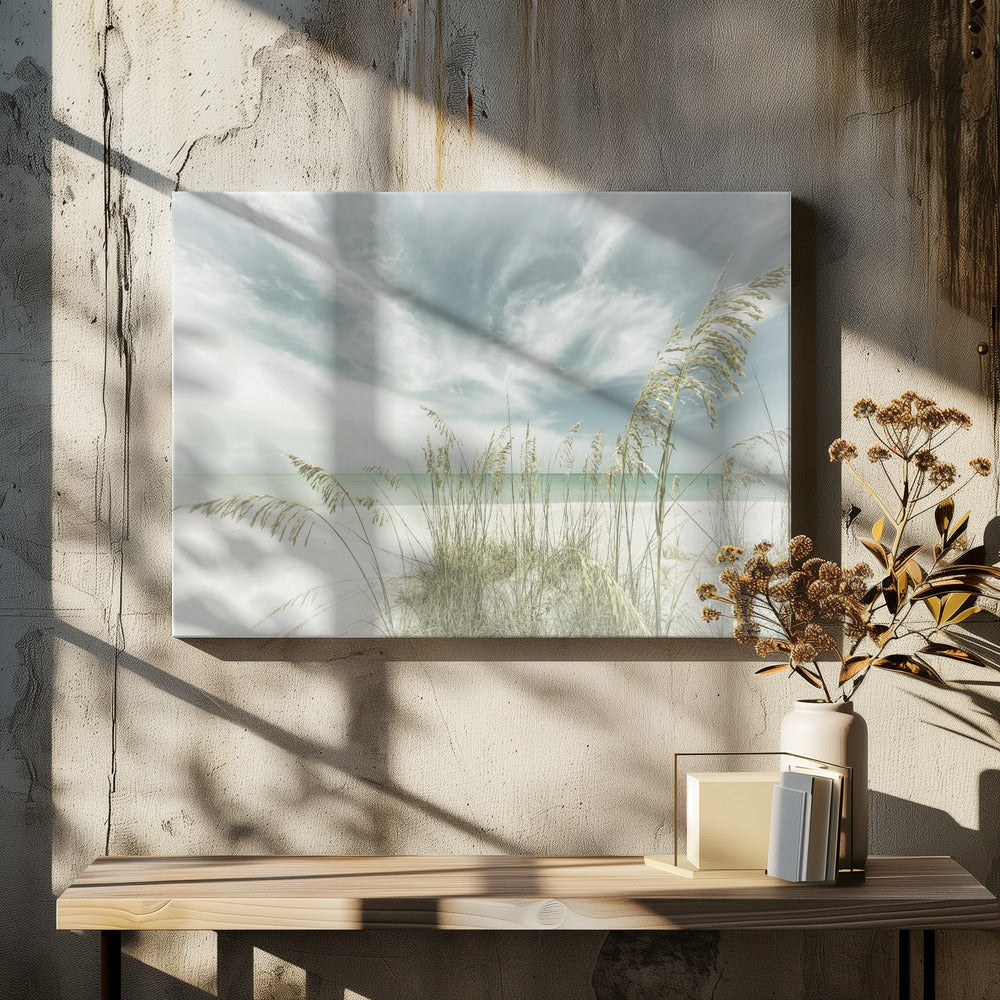 Niebiański spokój na plaży | Wydruki na łótnie
