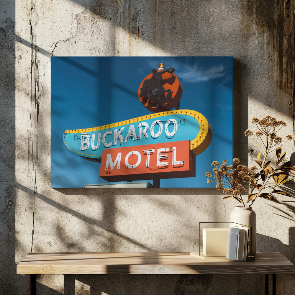 Motel Buckaroo | Stampe su Tela