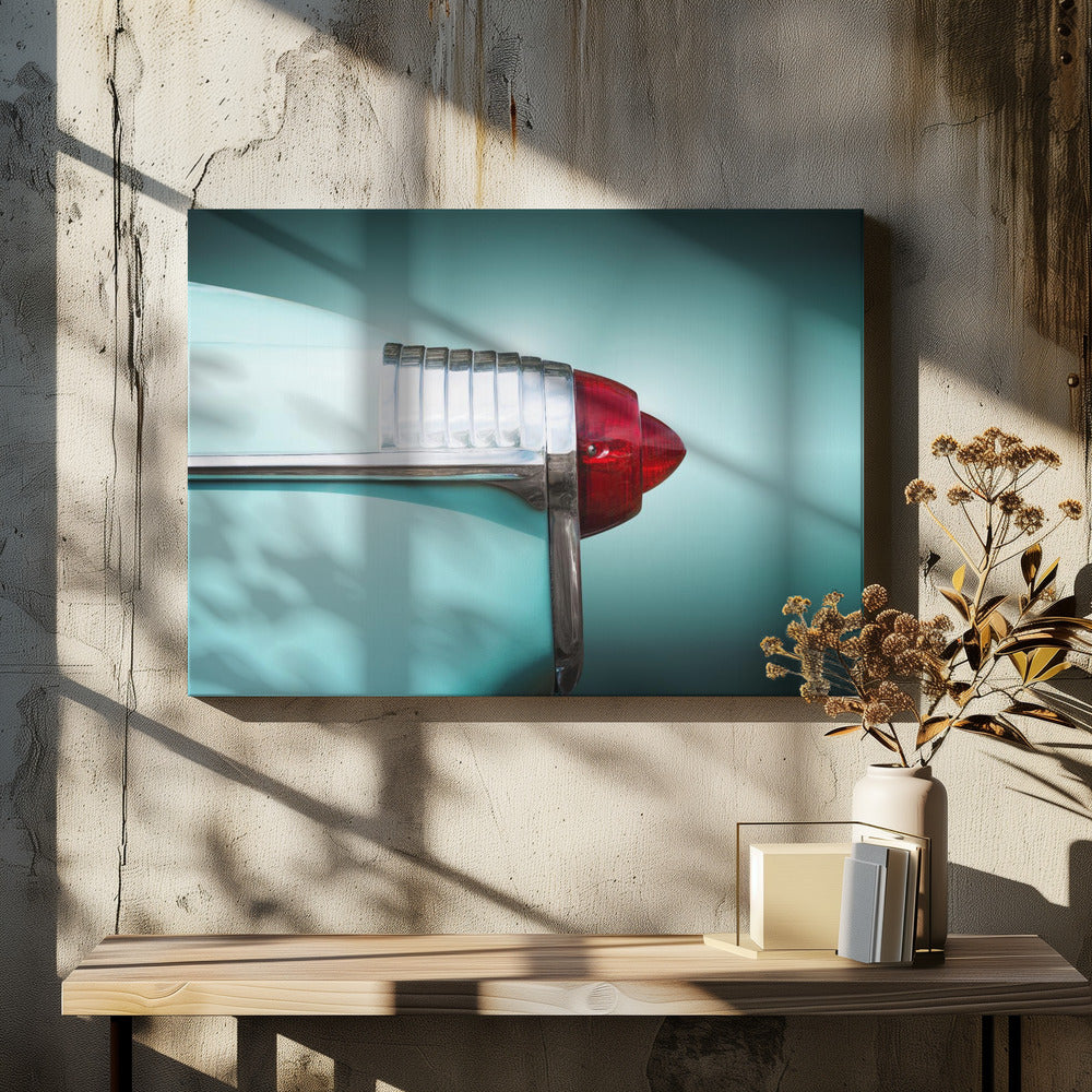 Amerikanischer Oldtimer Super 88 1953 Heck | Leinwand-Bilder