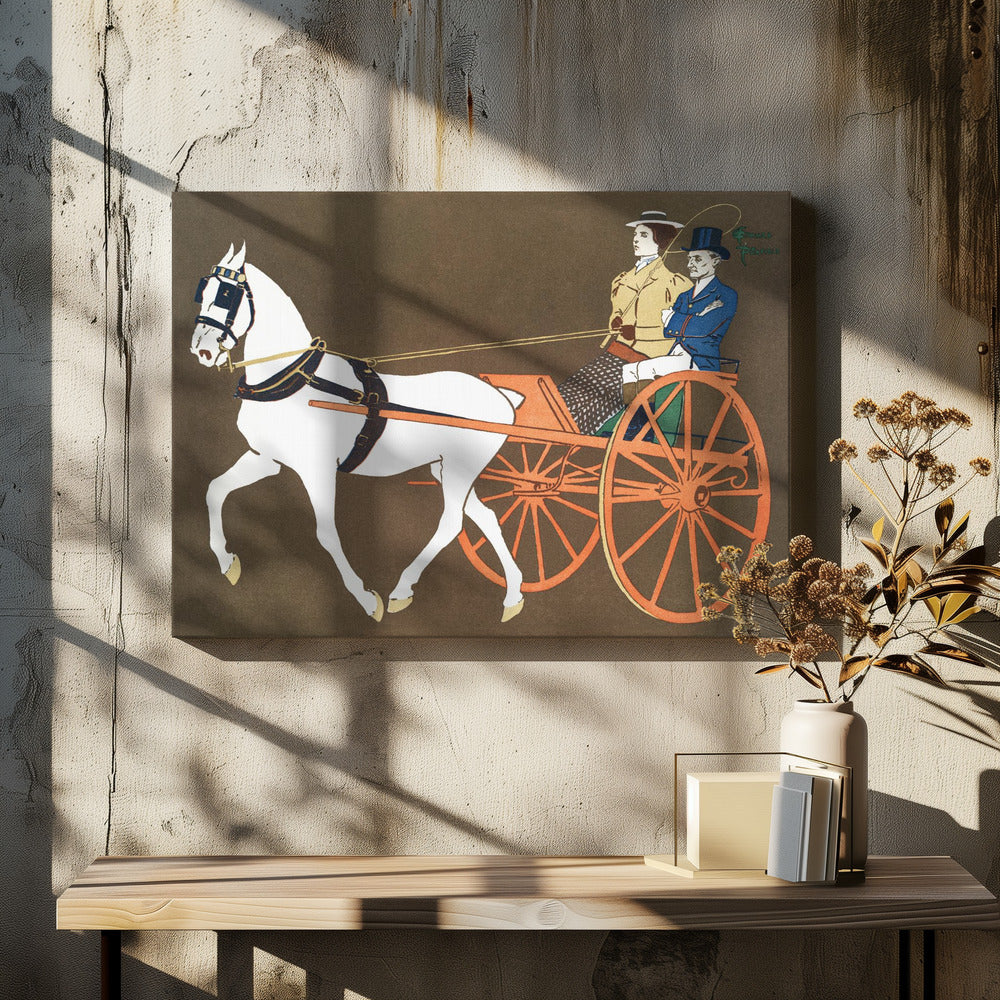 Women In Carriage (ca. 1890–1907) | Canvas