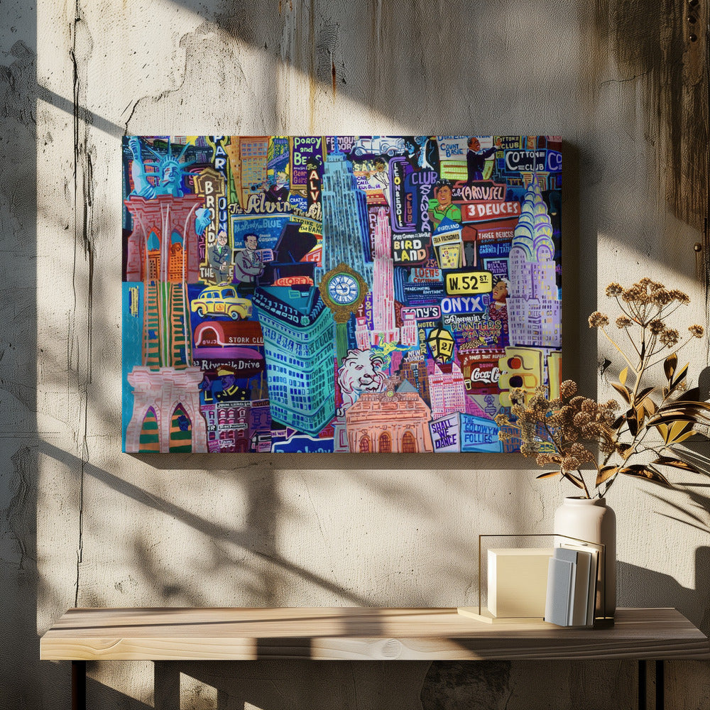 Nowy Jork Gershwina | Wydruki na łótnie