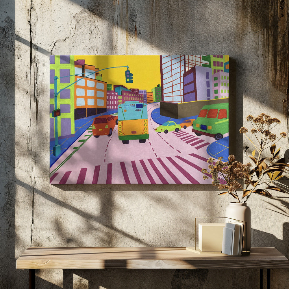 Zielone światło | Wydruki na łótnie