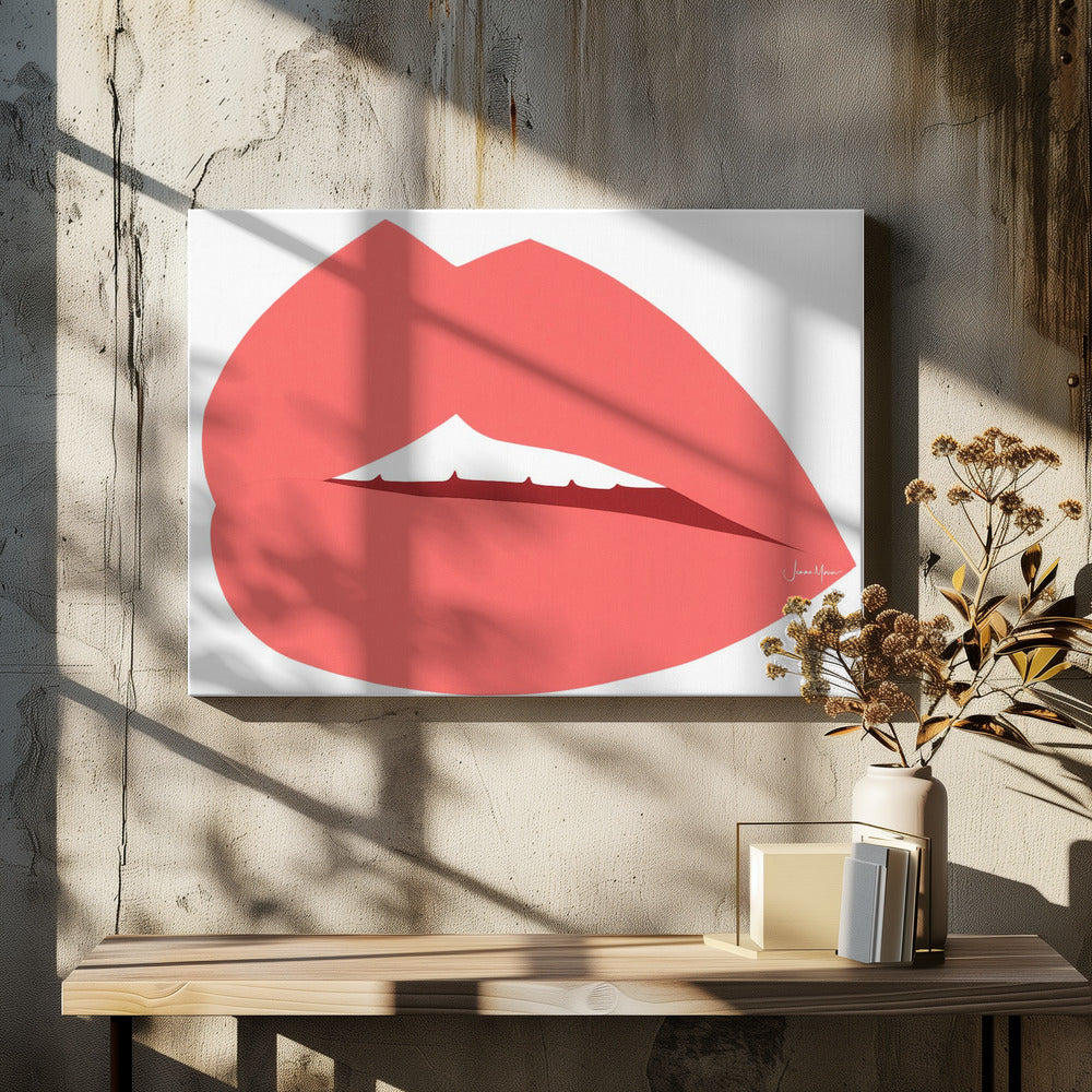 Punaiset huulet | Canvastaulut
