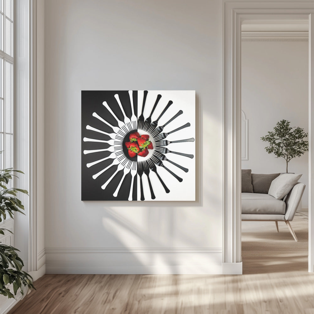 Wzory Truskawkowe | Wydruki na łótnie