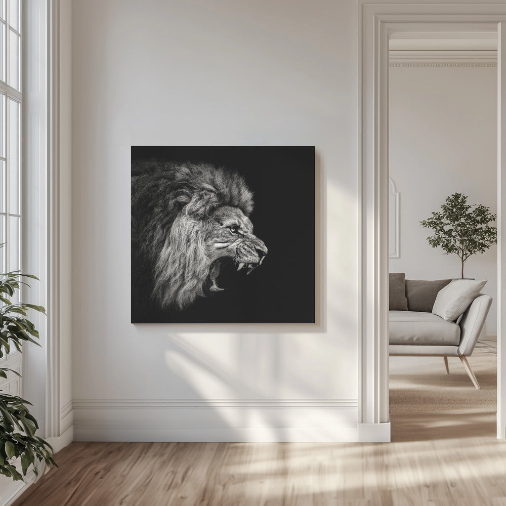 Karjuva leijona #2 | Canvastaulut