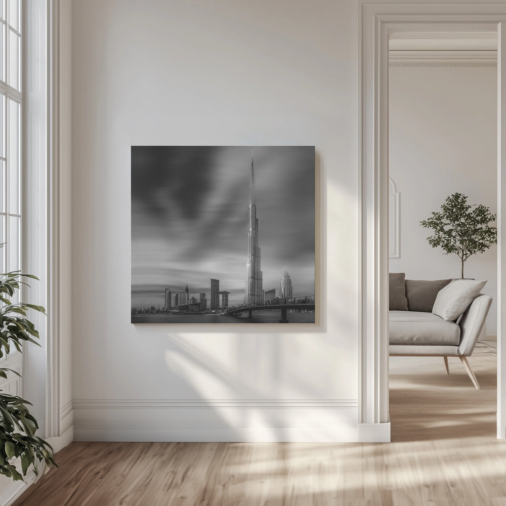 Panorama centrum Dubaju, Dubaj, ZEA. | Wydruki na łótnie