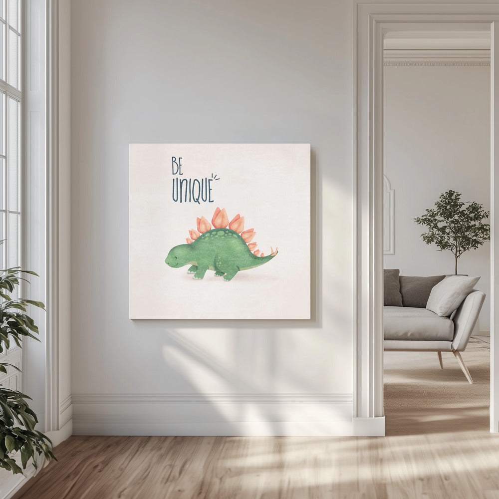 Dinosauriebladsyta Tatalos | Canvas