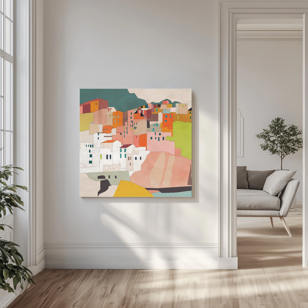 Pięć Terre Wydruki na łótnie