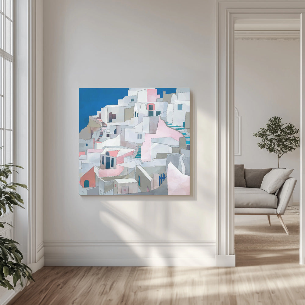 Santorini7x7 | Canvas
