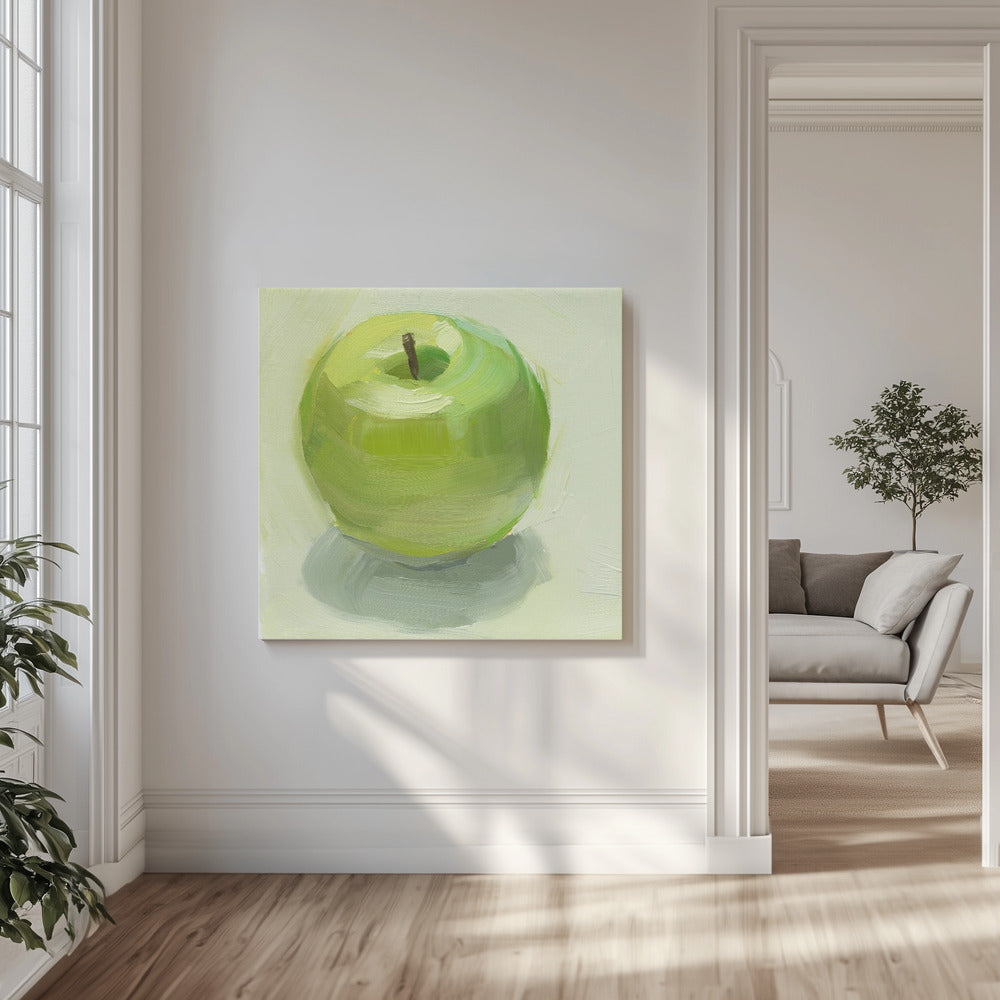 Grüner Apfel | Leinwand