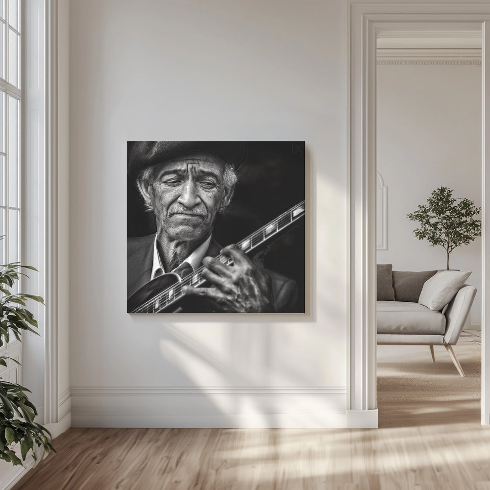 der Gitarrist | Leinwand-Bilder