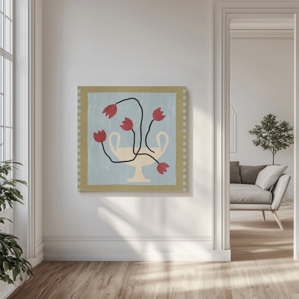 Kwiaty z wazonu 6 | Wydruki na łótnie