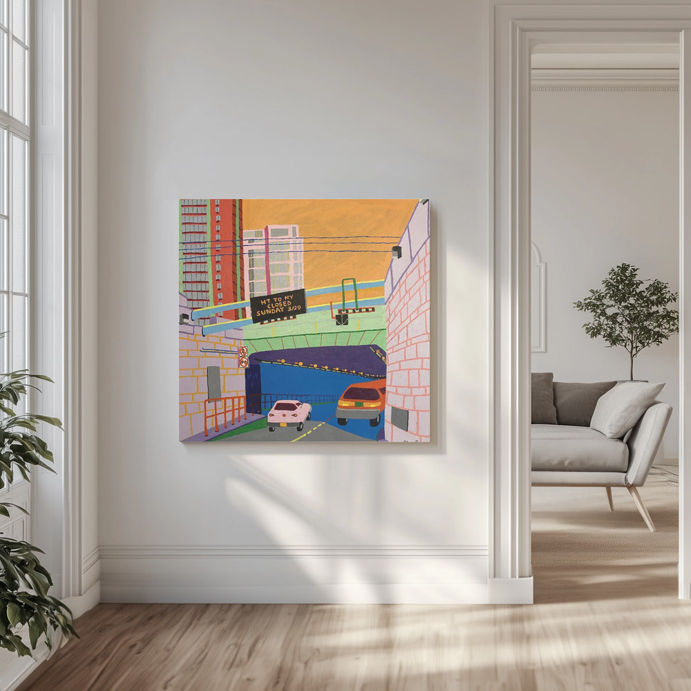 Wjazd do tunelu Holland | Wydruki na łótnie