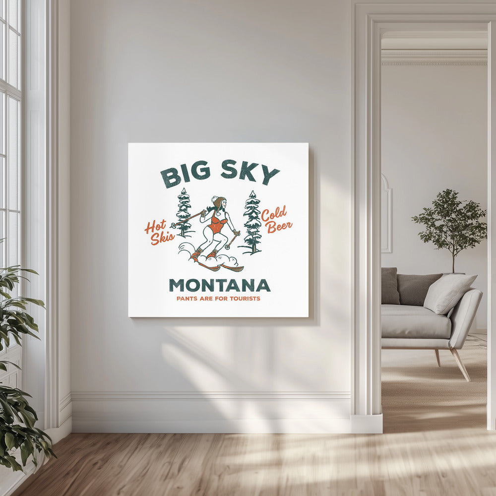 Ski Big Sky Montana: Spodnie są dla turystów | Wydruki na łótnie