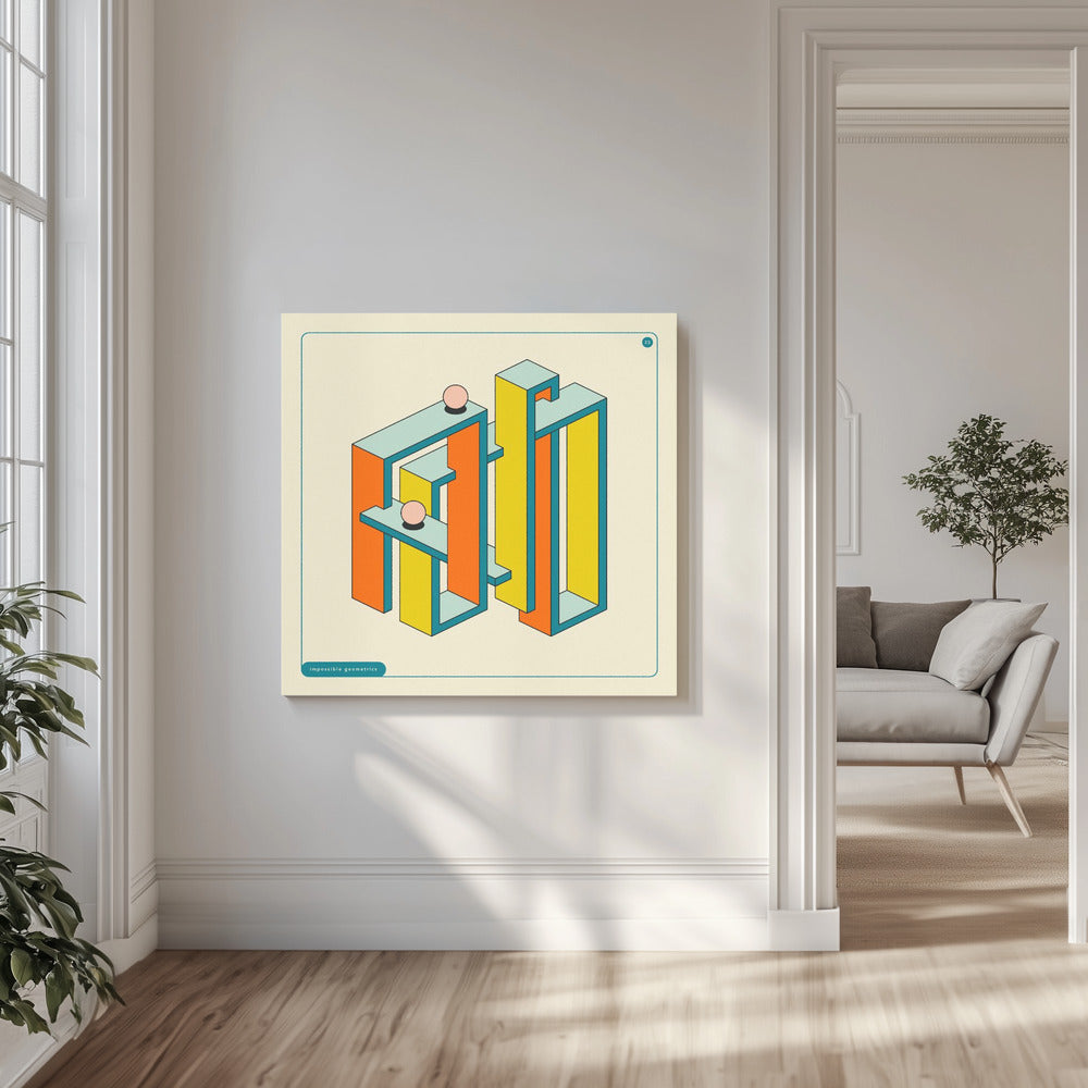 Mahdottomat geometriset muodot 23 | Canvastaulut