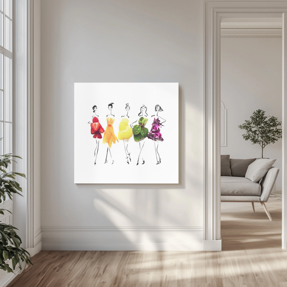 Schmecke den Regenbogen | Leinwand