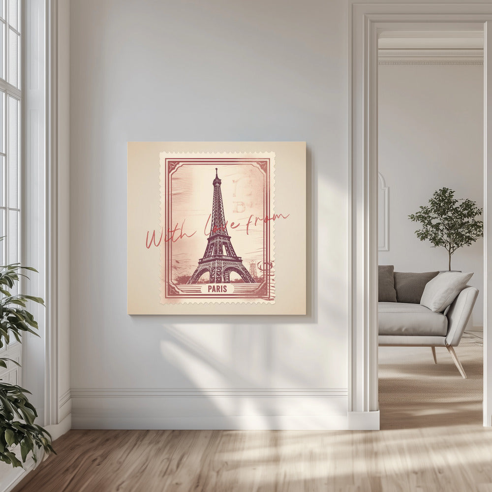 Mit Liebe aus Paris | Leinwand