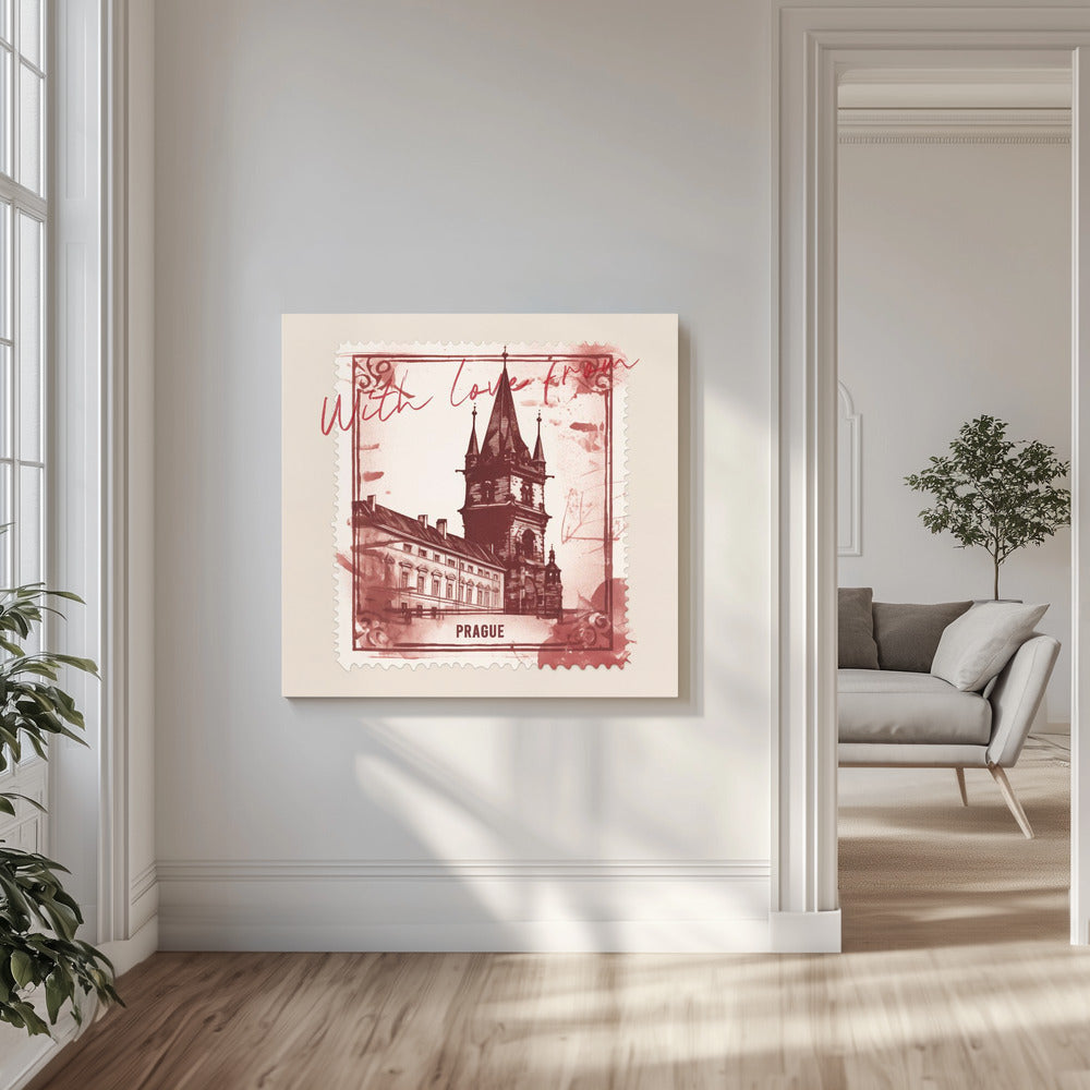 Mit Liebe aus Prag | Leinwand