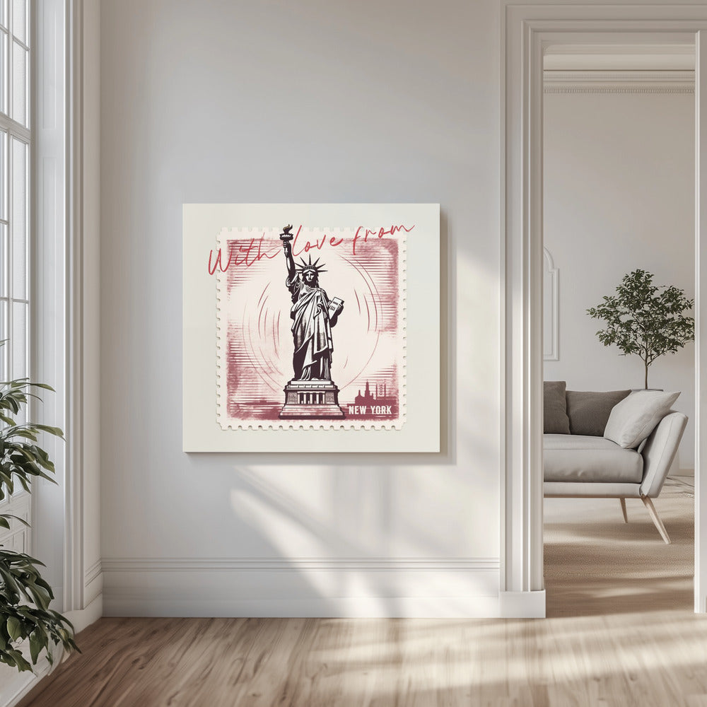 Mit Liebe aus New York | Leinwand