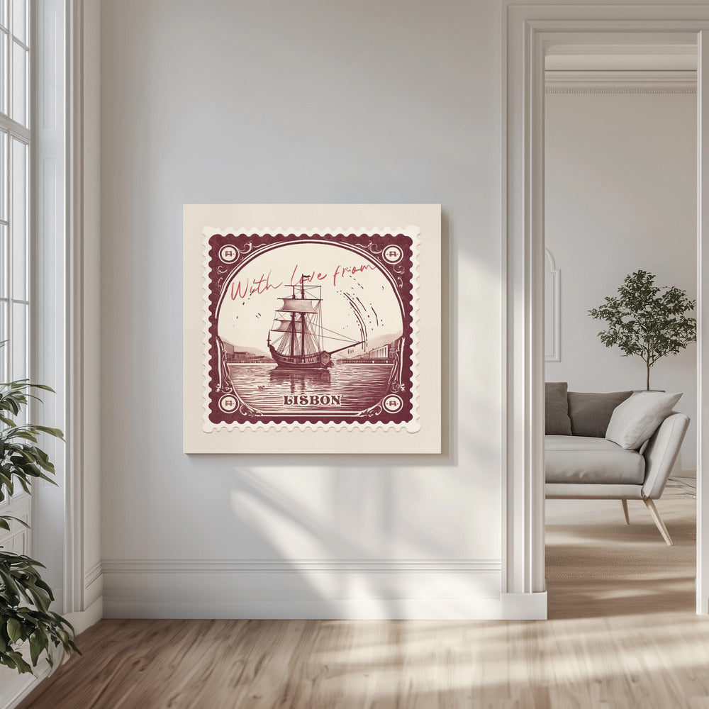 Mit Liebe aus Lissabon | Leinwand