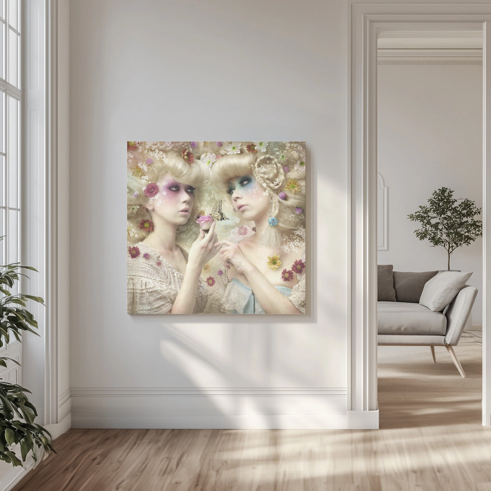 Kukkatarhan tyttö | Canvastaulut