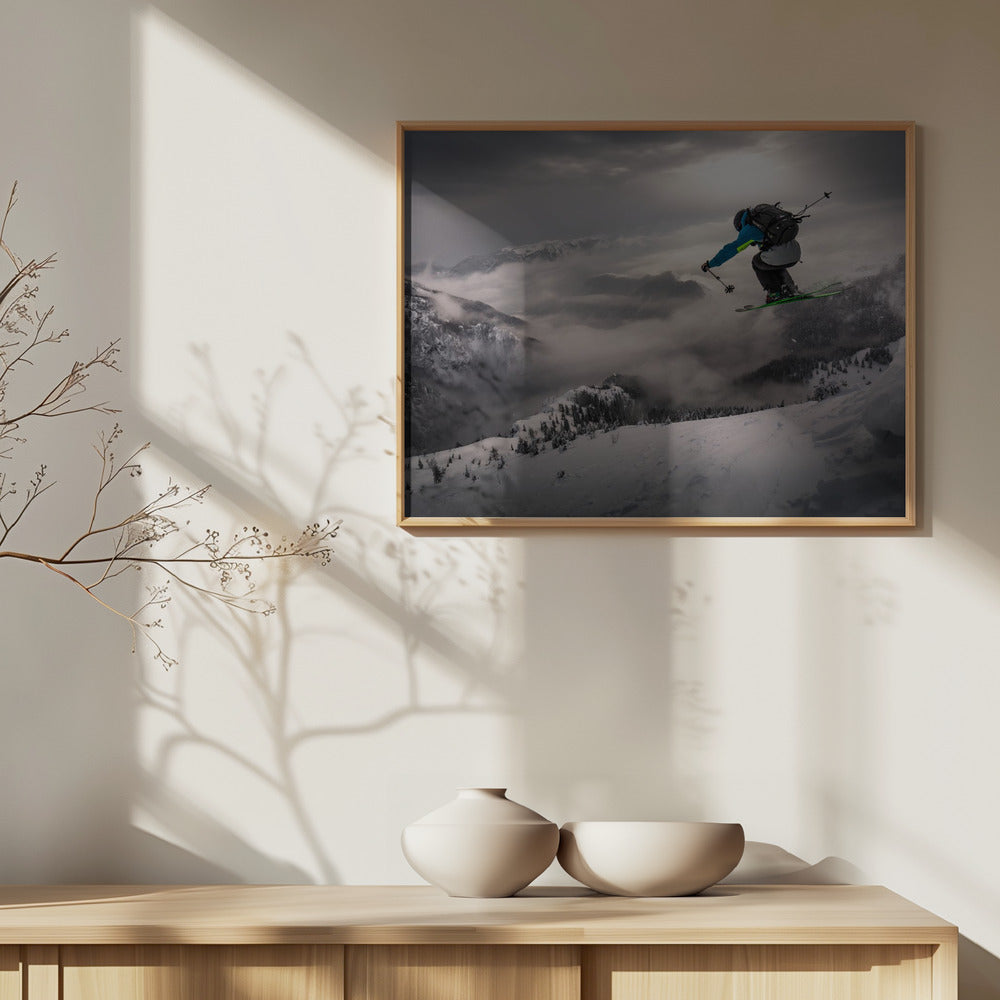 Backcountry skiing | Poster