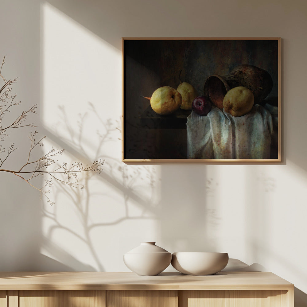 Luonnos päärynöillä | Julisteet - Taidevedokset