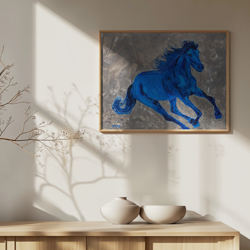 Blaues Pferd | Poster