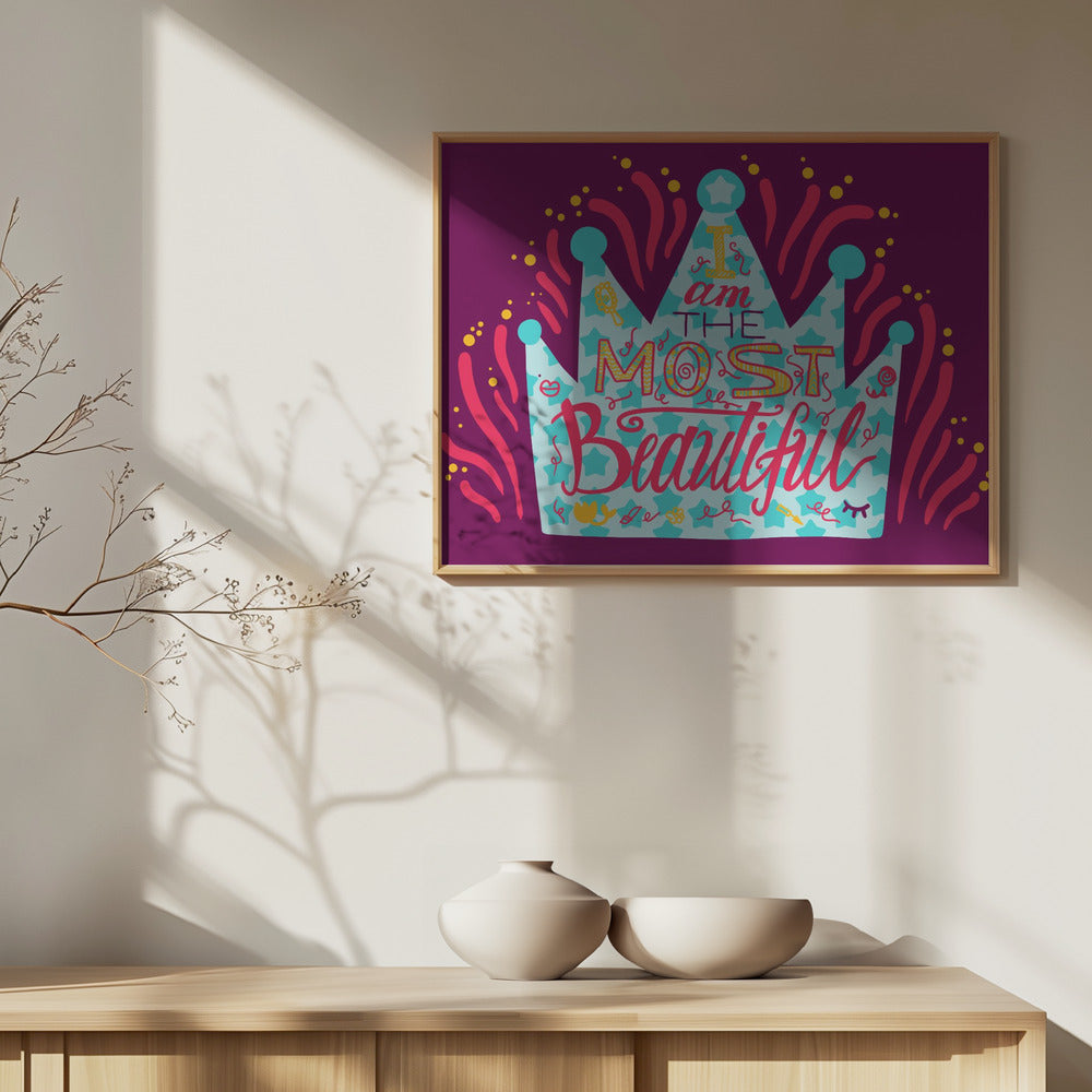 Colorful Crown with the Inspirational Message | Poster