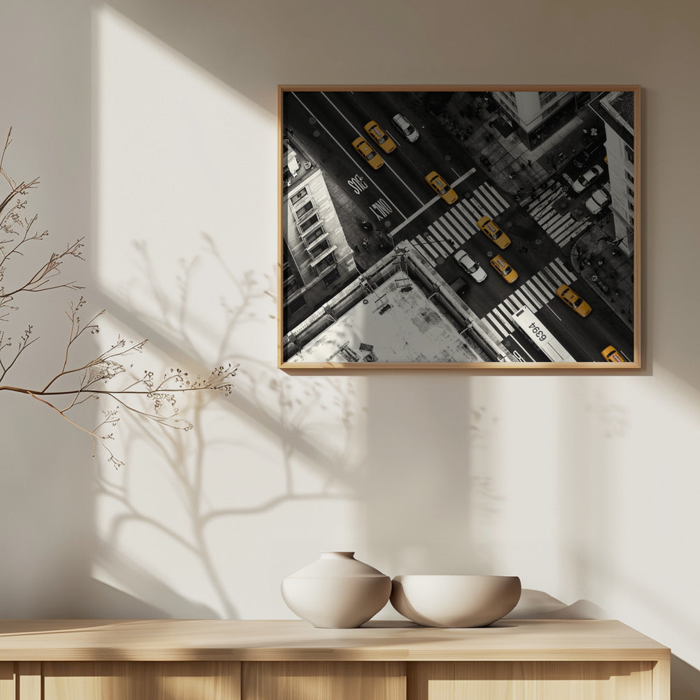 Keltainen virtaus | Julisteet - Taidevedokset