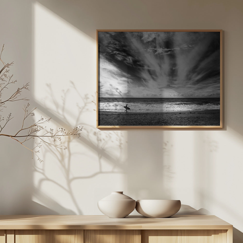 Samotność surfera | Plakaty - Wydruki Artystyczne