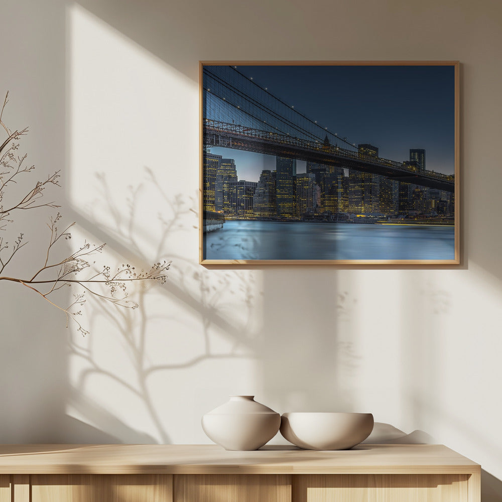 New York - Blue Hour over Manhattan | Poster