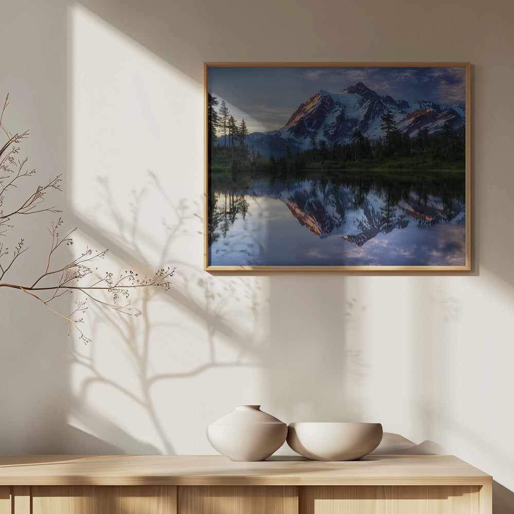 Amanecer en el monte Shuksan | Posters  - Impresiones de Arte