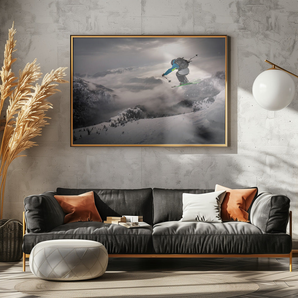 Erämaastohiihto | Julisteet - Taidevedokset