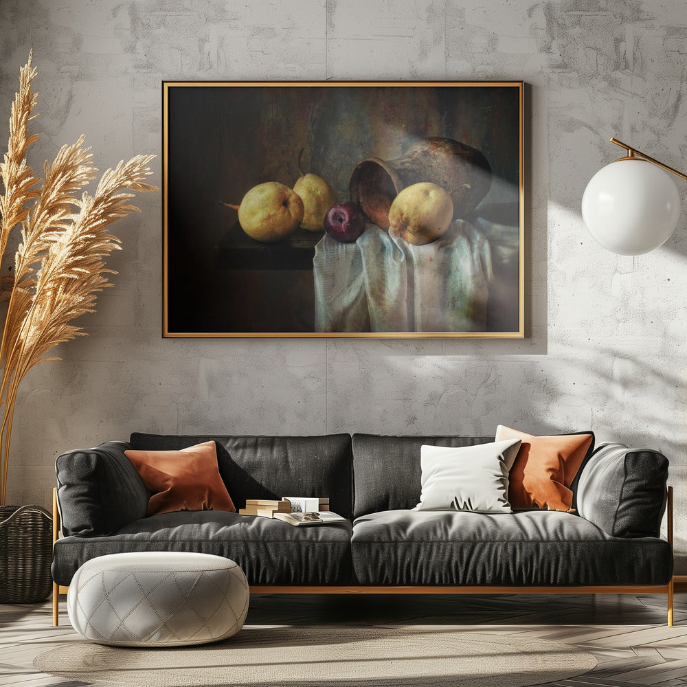 Skizze mit Birnen | Poster - Kunstdruck