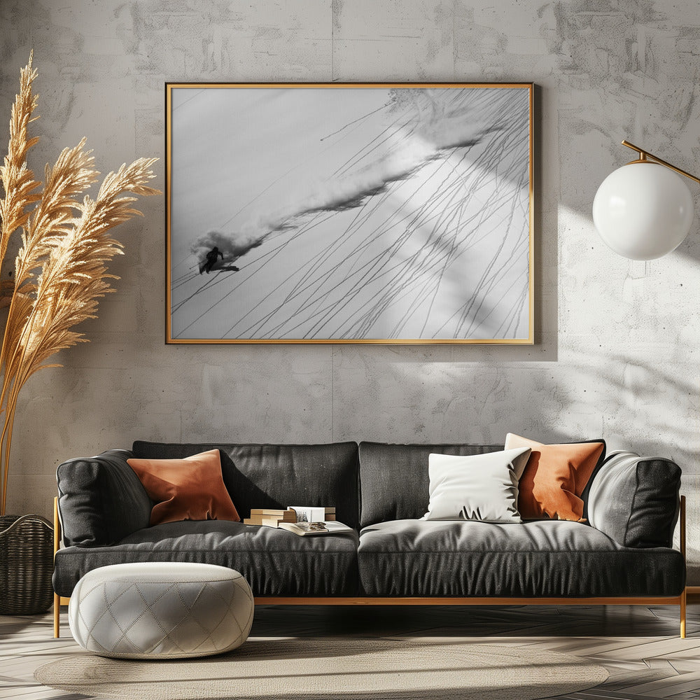 Skiing Powder | Poster