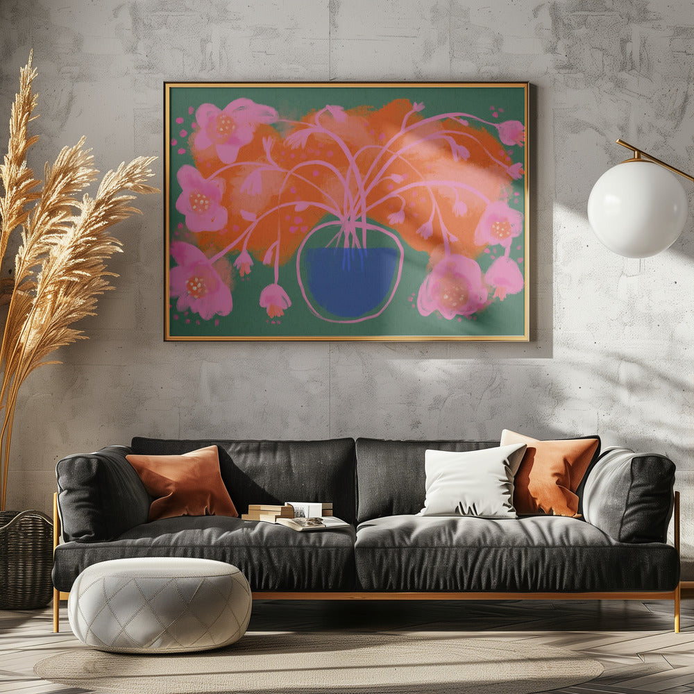 Floral Burst Symphonie | Poster
