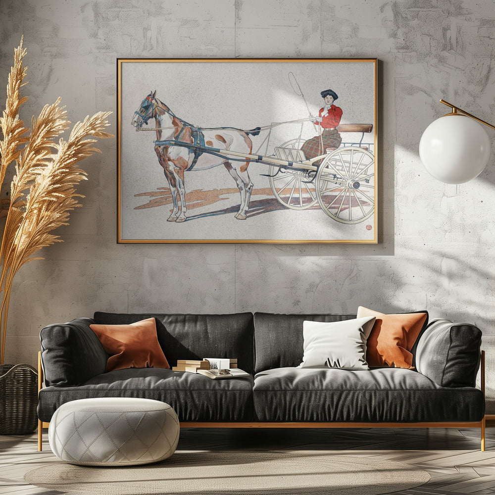 En Kentucky-ophugningsvogn (ca. 1900) | Plakater - Kunsttryk