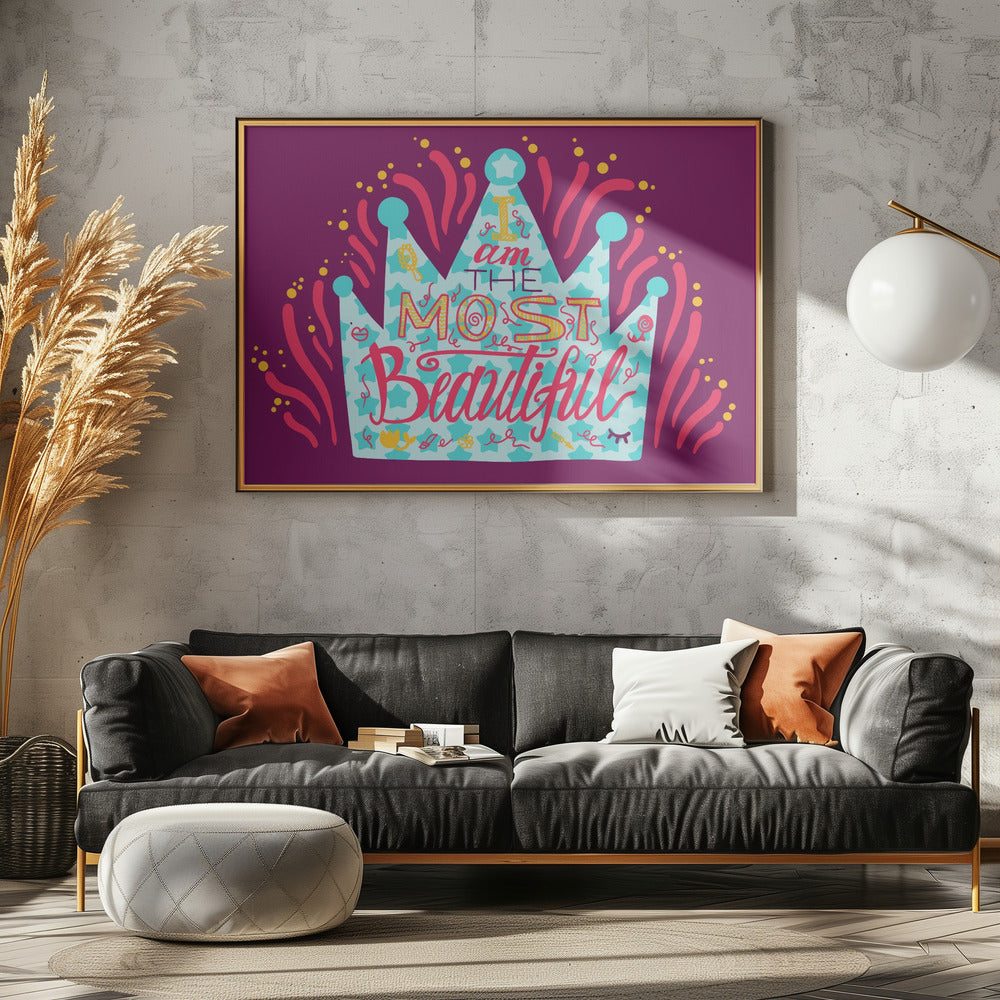 Colorful Crown with the Inspirational Message | Poster